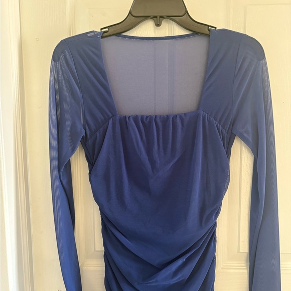 ReoRia Royal Blue Long Sleeve Dress - Picture 6 of 10